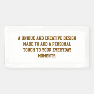 Create Your Own Vinyl Banner, 2'x1' Banner