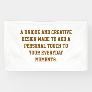Create Your Own Vinyl Banner, 3' x 5' Banner