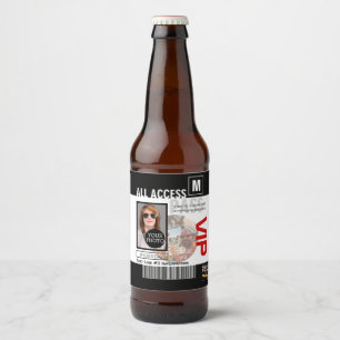 Create Your Own VIP Pass 8 ways to Personalise it Beer Bottle Label