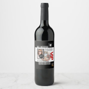 Create Your Own VIP Pass 8 ways to Personalise it Wine Label