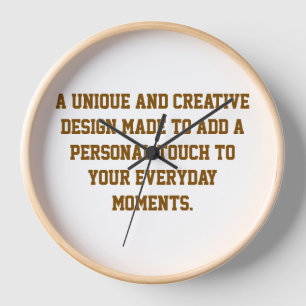 Create Your Own Wall Clock