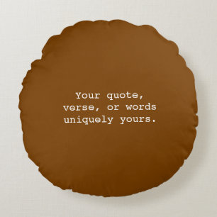 Create Your Own Warm Neutrals Pillow – Chocolate B
