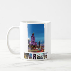 Create Your Own Warsaw Poland Vacation Photo Coffee Mug