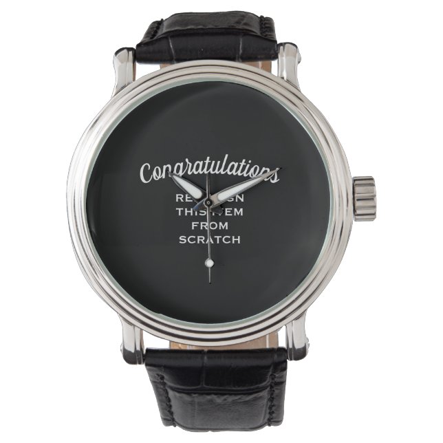 Create Your Own Watch (Front)