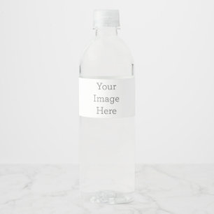 Create Your Own Water Bottle Label (8.25" x 1.75")