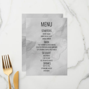 Create Your Own - Watercolor Background  Menu
