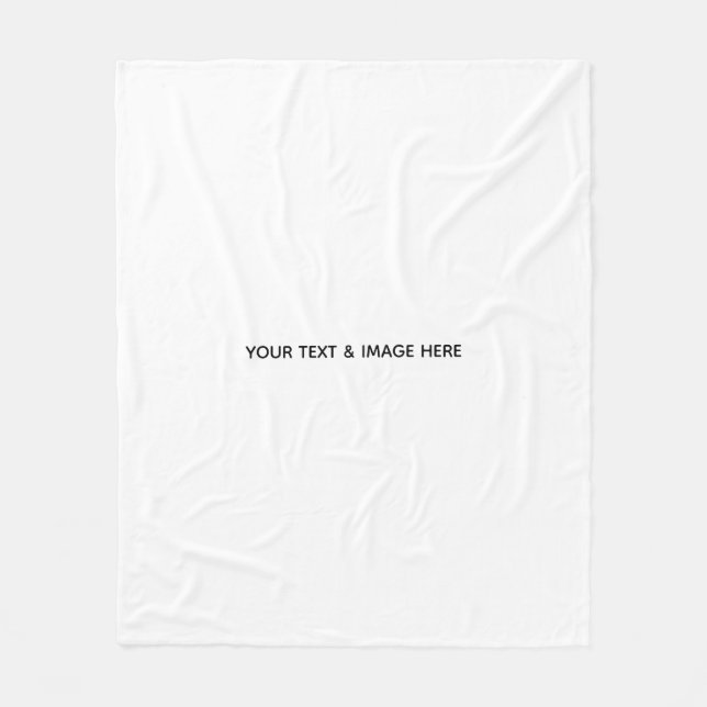 Create Your Own wedding custom Flat Note Card Fleece Blanket (Front)