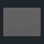 Create Your Own wedding dark grey Postcard<br><div class="desc">This design is minimalist style which can be easily updated with your photo and text. If you need any help please contact me using the massage button below and I will be happy to help.</div>
