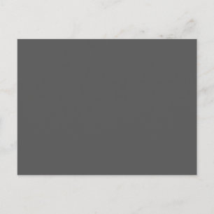 Create Your Own wedding dark grey Postcard