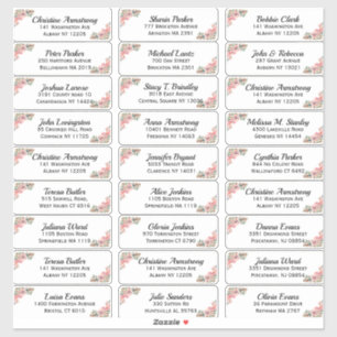 Create Your Own Wedding Guest Address Sticker