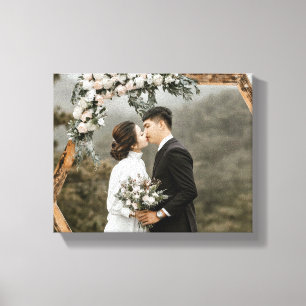 Create Your Own Wedding Photo Canvas Print
