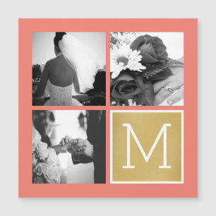 Create Your Own Wedding Photo Collage Monogram