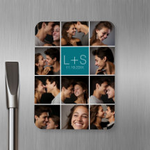 Create Your Own Wedding Photo Collage Monogram