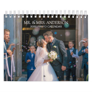 Create Your Own Wedding Photos 2025 Calendar