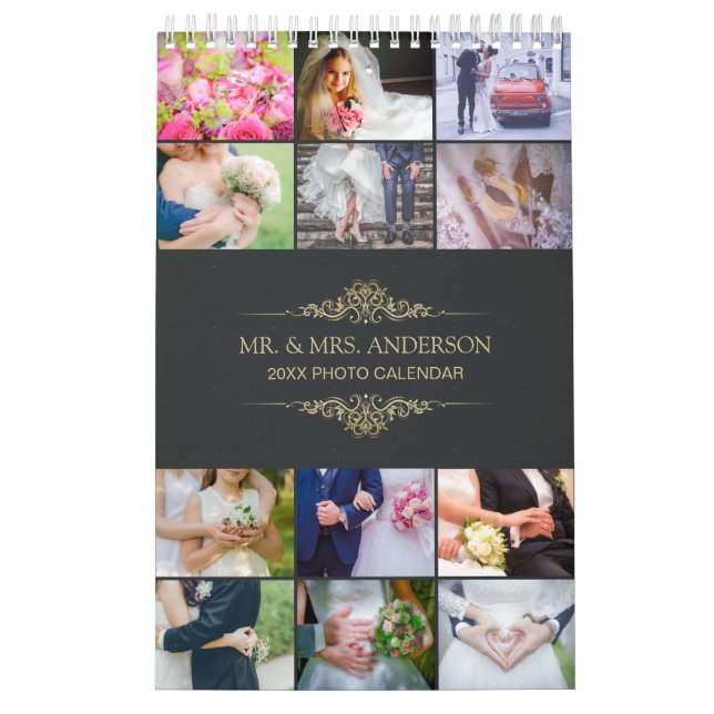 Create Your Own Wedding Photos 2025 Calendar (Cover)