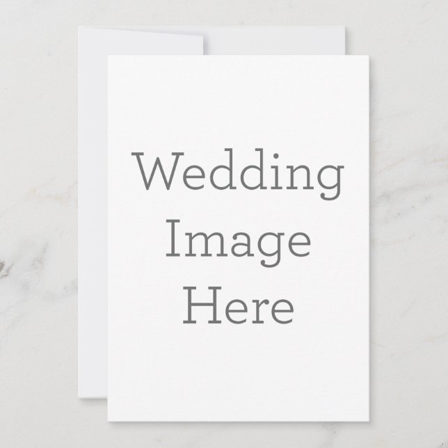 Flat Invitation, Size: 12.7 cm x 17.8 cm, Paper: Signature Matte, Envelopes: White (Front)