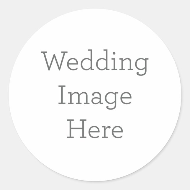Create Your Own Wedding Sticker (Front)