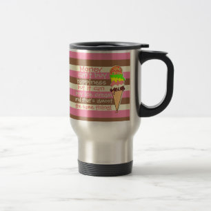 Create Your Own - Whimsical Neapolitan Stripes Travel Mug
