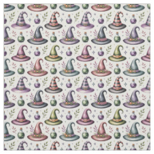 Create Your Own Whimsical Witch Hats Potions Fabric