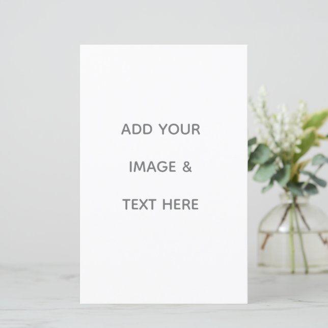 Create Your Own white  (Standing Front)