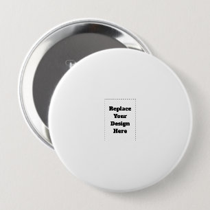 Create Your Own white 10 Cm Round Badge