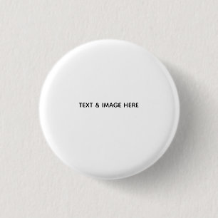 Create Your Own white 3 Cm Round Badge