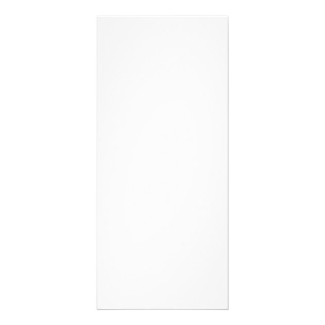 Create your own white 4" x 9" Rackcard Rack Card (Front)