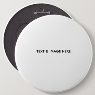 Create Your Own white 6 Cm Round Badge