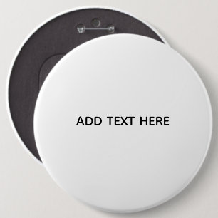 Create Your Own White 6 Cm Round Badge