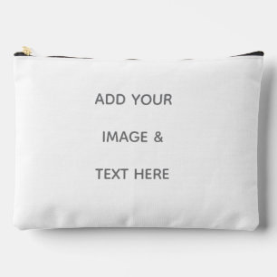 Create Your Own white Accessory Pouch