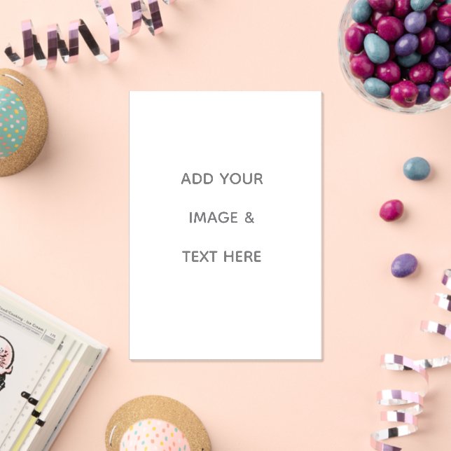 Create Your Own white  Acrylic Invitations (Insitu (Celebration))