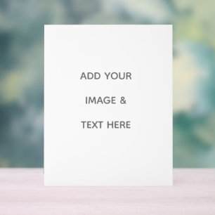 Create Your Own white  Acrylic Sign