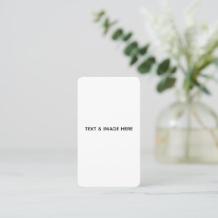 Create Your Own white Appointment Card