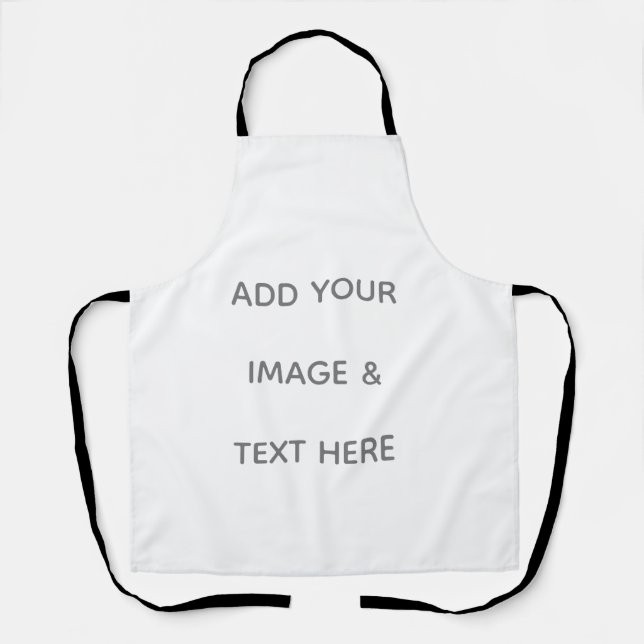 Create Your Own white  Apron (Front)