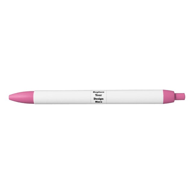 Create Your Own white  Black Ink Pen (Front)