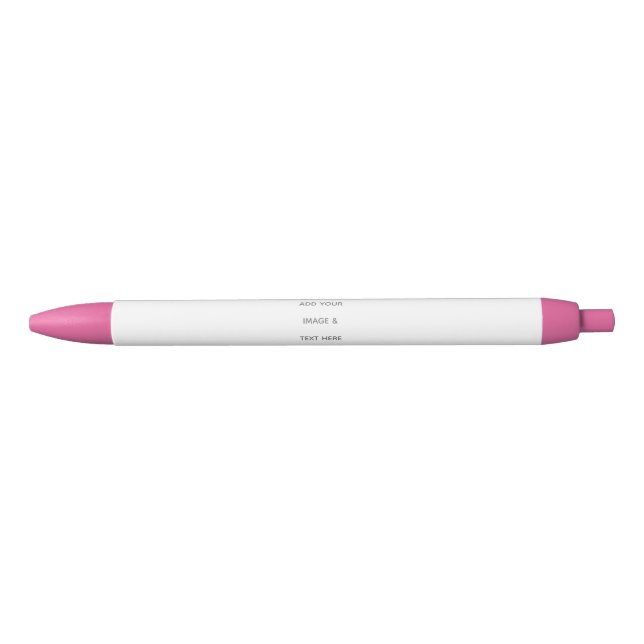 Create Your Own white  Black Ink Pen (Front)
