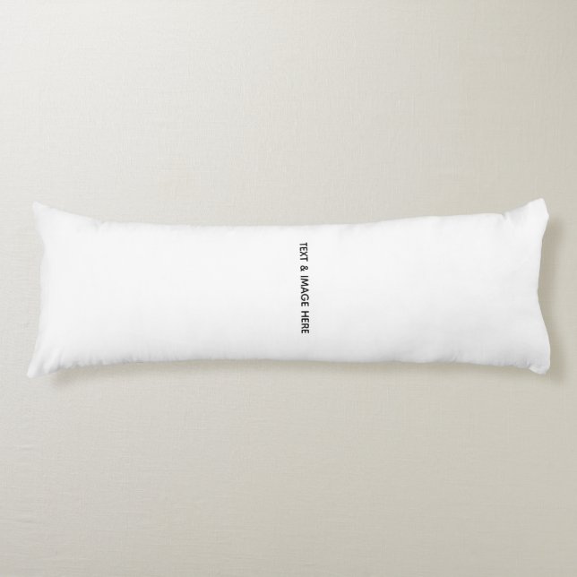 Create Your Own white Body Cushion (Front)