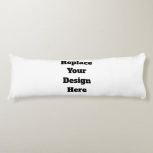 Create Your Own white Body Cushion