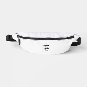 Create Your Own white Bum Bags