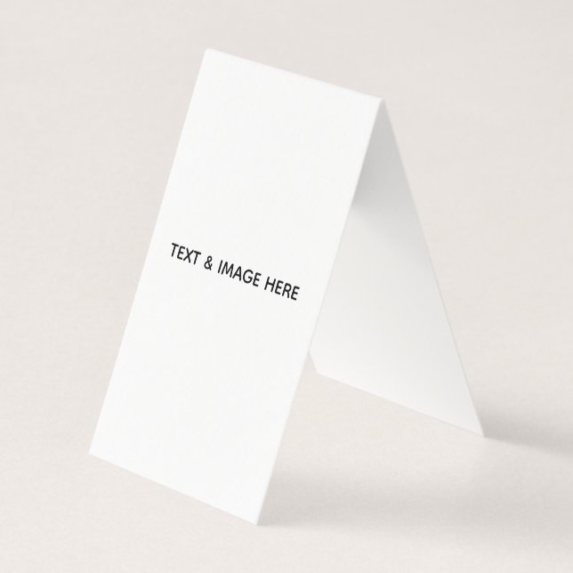 Create Your Own white Business Card (Front)