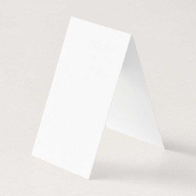 Create Your Own White  Business Card (Back)