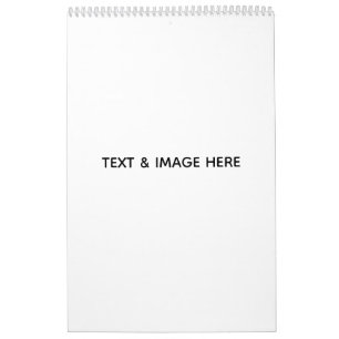 Create Your Own white Calendar
