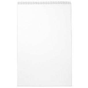 Create your own white calendar