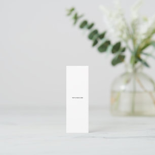 Create Your Own white Calling Card