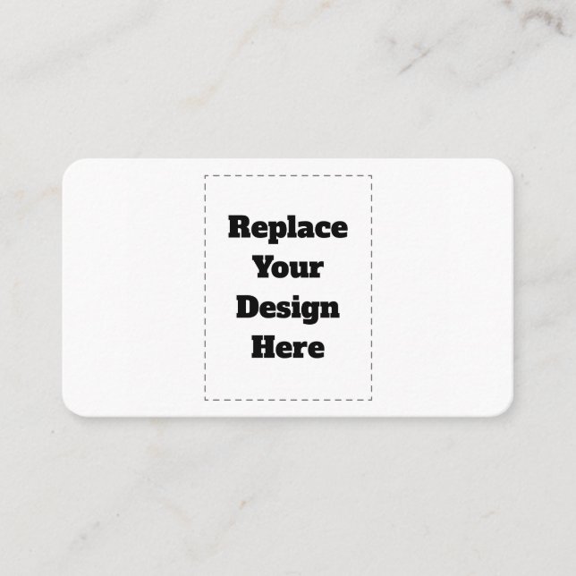 Create Your Own white  Calling Card (Front)