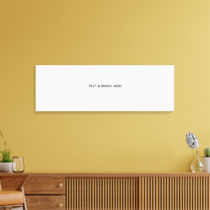 Create Your Own white Canvas Print
