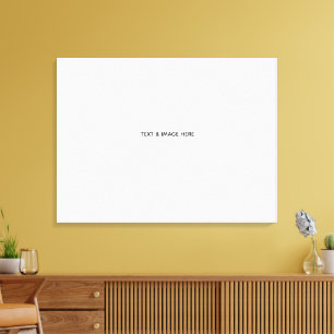 Create Your Own white Canvas Print
