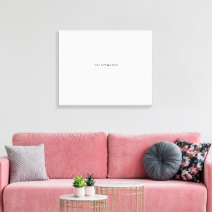 Create Your Own white Canvas Print