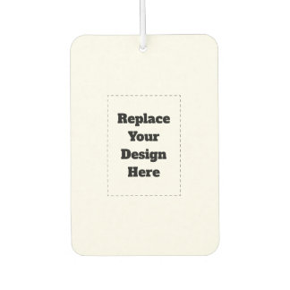 Create Your Own white Car Air Freshener