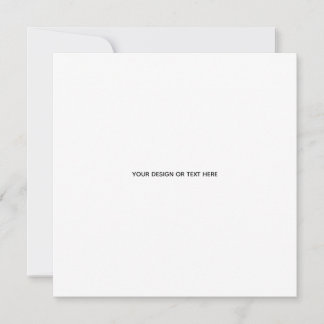 Create Your Own white  Card